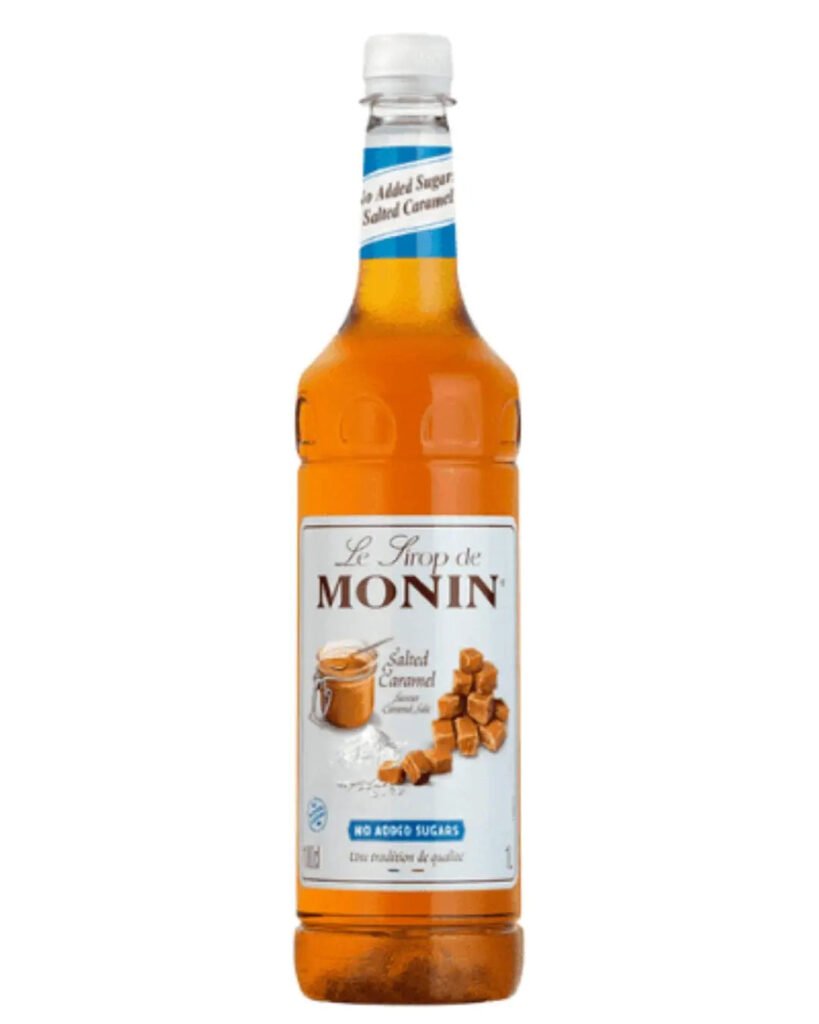 Monin Salted Caramel Reduced Sugar Syrup 1 L