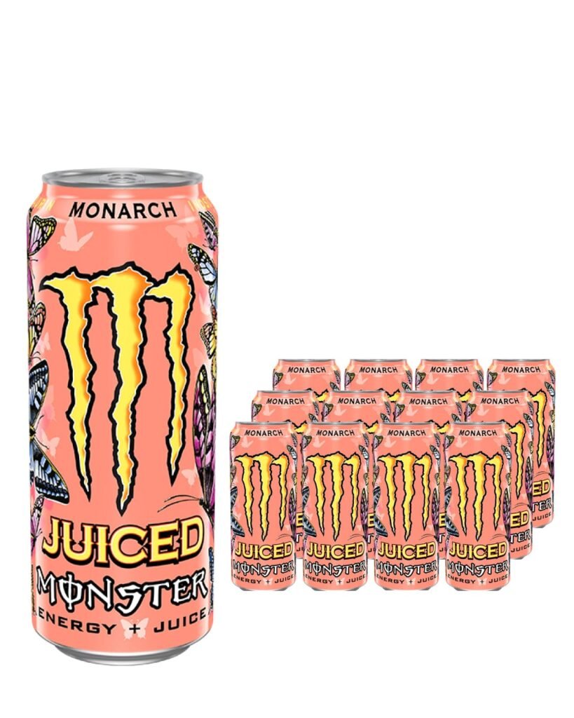 Monster Juiced Monarch Energy Drink Can 12 x 500 ml