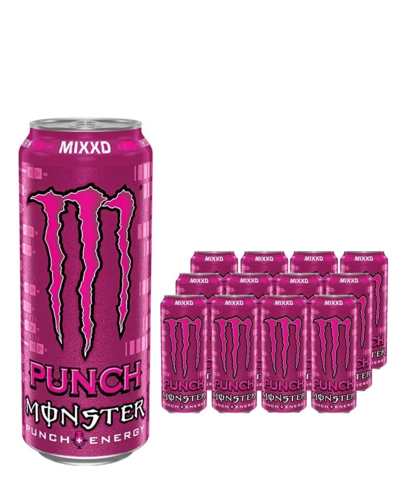 Monster Punch Mixxd Energy Drink Can 12 x 500 ml
