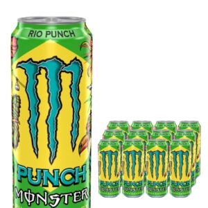Monster Rio Punch Juice Energy Drink Can Multipack, 12 x 500 ml