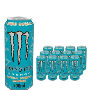 Monster Ultra Fiesta Mango Energy Drink Can Multipack, 12 x 500 ml