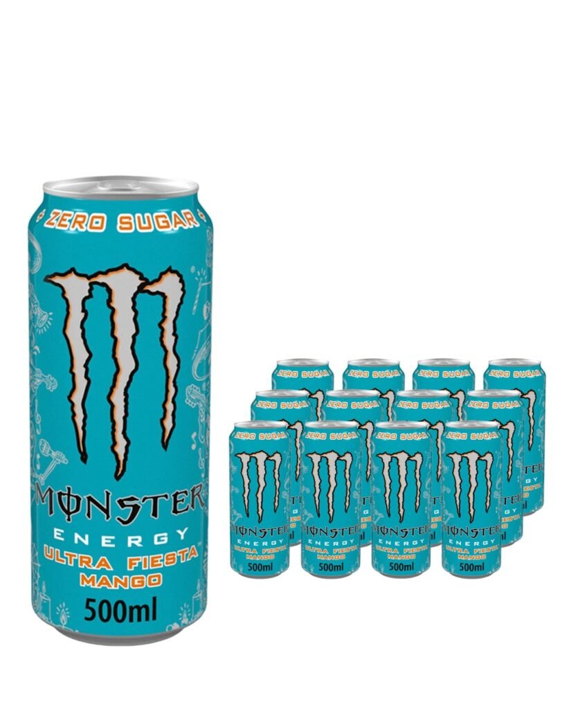 Monster Ultra Fiesta Mango Energy Drink Can 12 x 500 ml