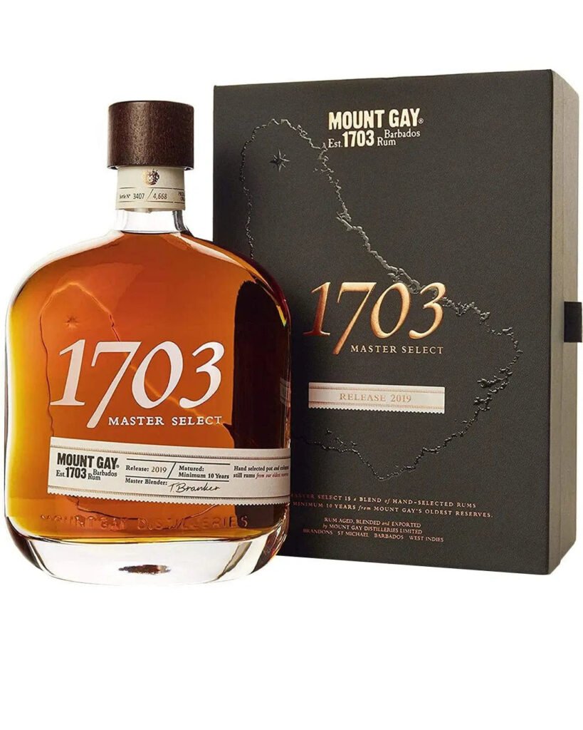Mount Gay 1703 Master Select Dark Rum, 70 cl