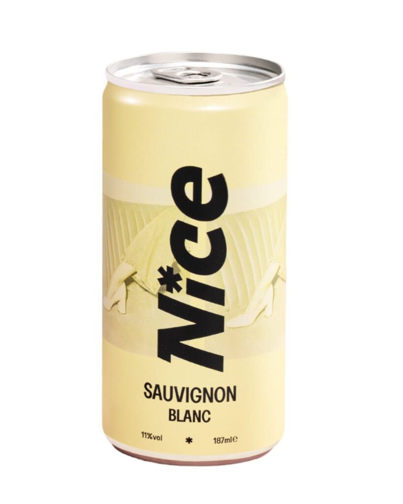 Nice Sauvignon Blanc White Wine Can 187 ml