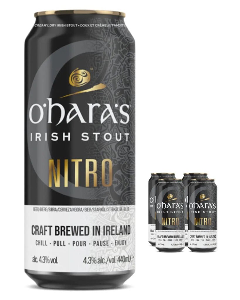 O'Hara's Irish Nitro Stout 4 x 440 ml
