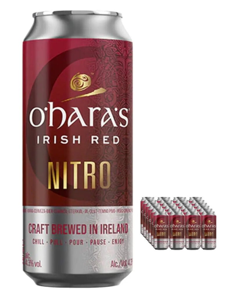O'Hara's Irish Red Nitro Stout 24 x 440 ml