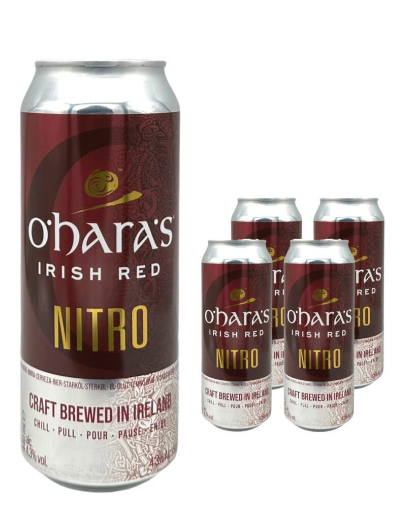 O'Hara's Irish Red Nitro Stout Pack 4 x 440 ml