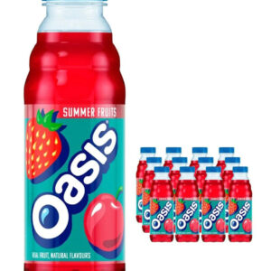 Oasis Summer Fruits Plastic Bottle Multipack, 12 x 500 ml