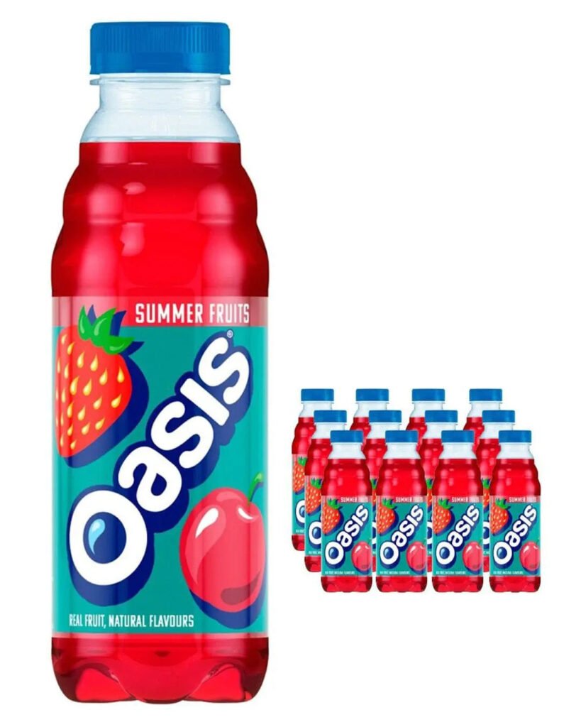 Oasis Summer Fruits Plastic Bottle 12 x 500 ml