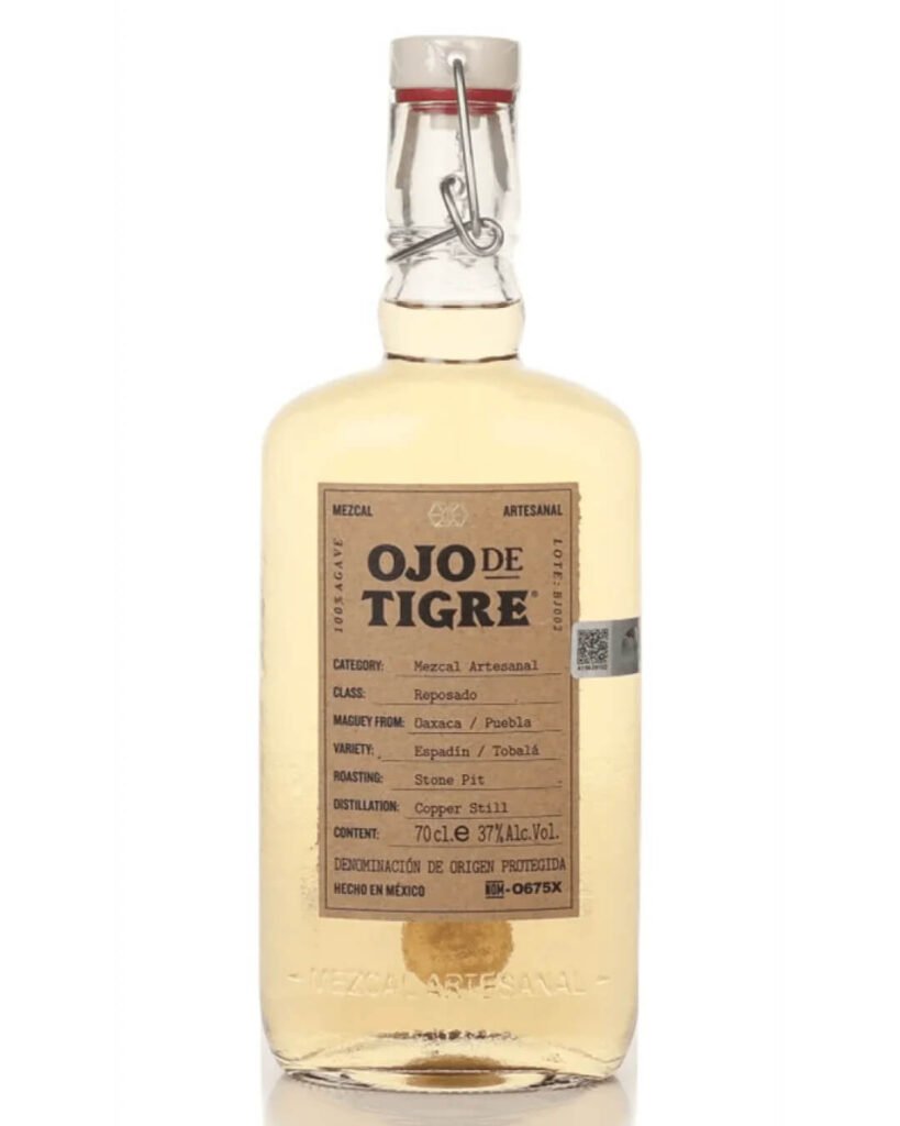 Ojo de Tigre Artesanal Reposado Mezcal 70 cl
