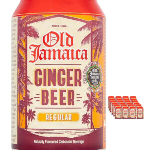 Old Jamaica Sparkling Ginger Beer Soda Drink Multipack, 24 x 330 ml