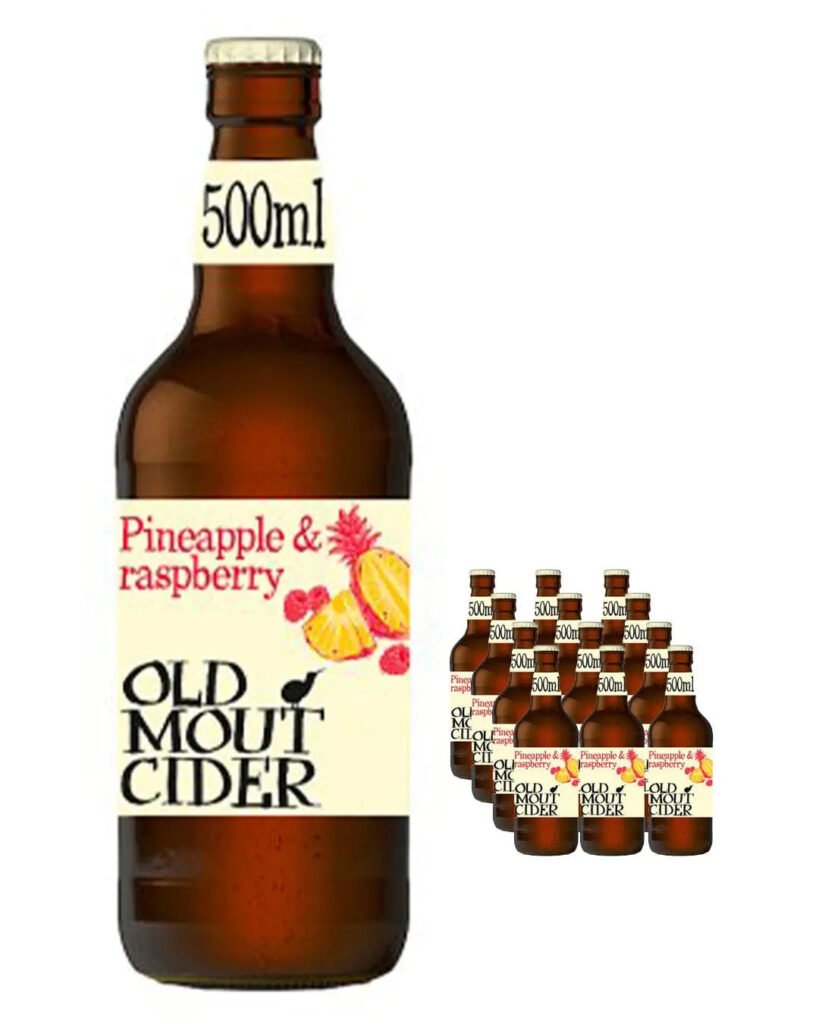 Old Mout Pineapple & Raspberry Cider 12 x 500 ml