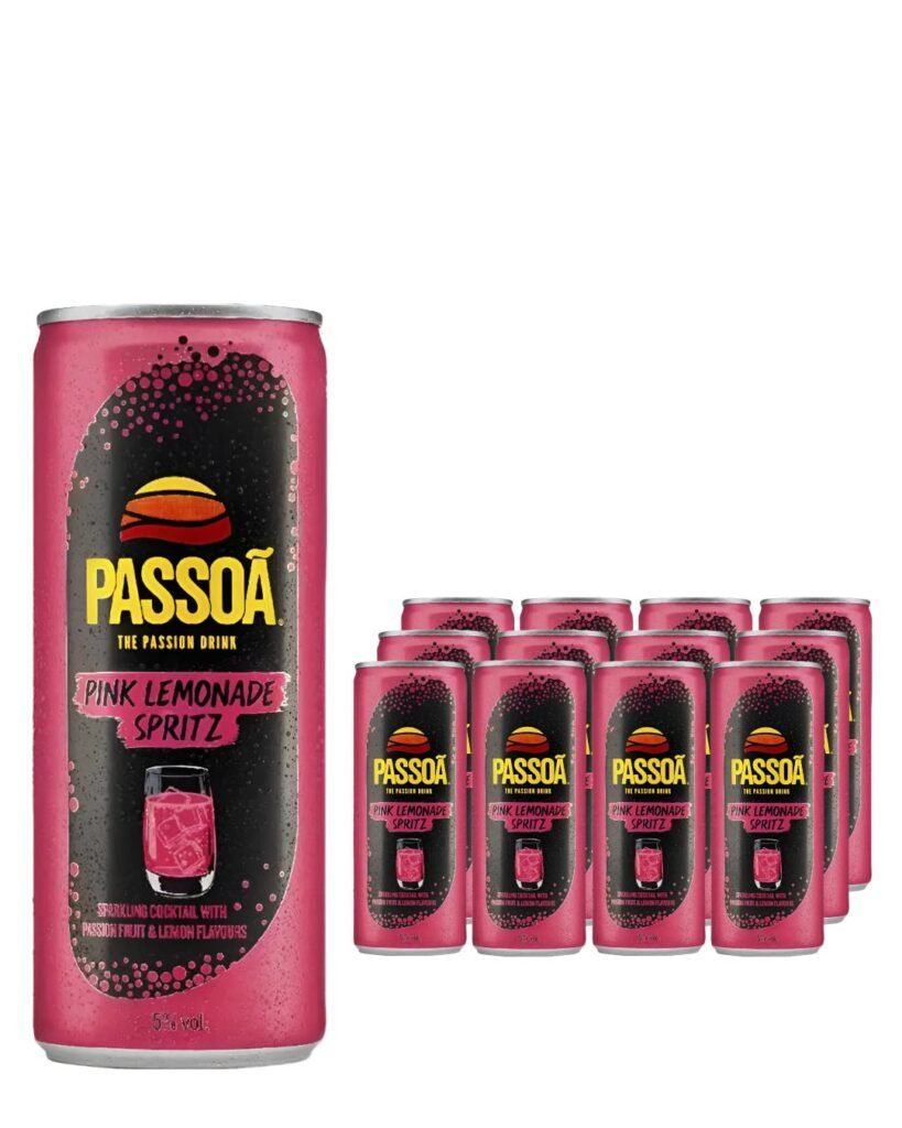 Passoa Pink Lemonade Spritz Can 12 x 250 ml