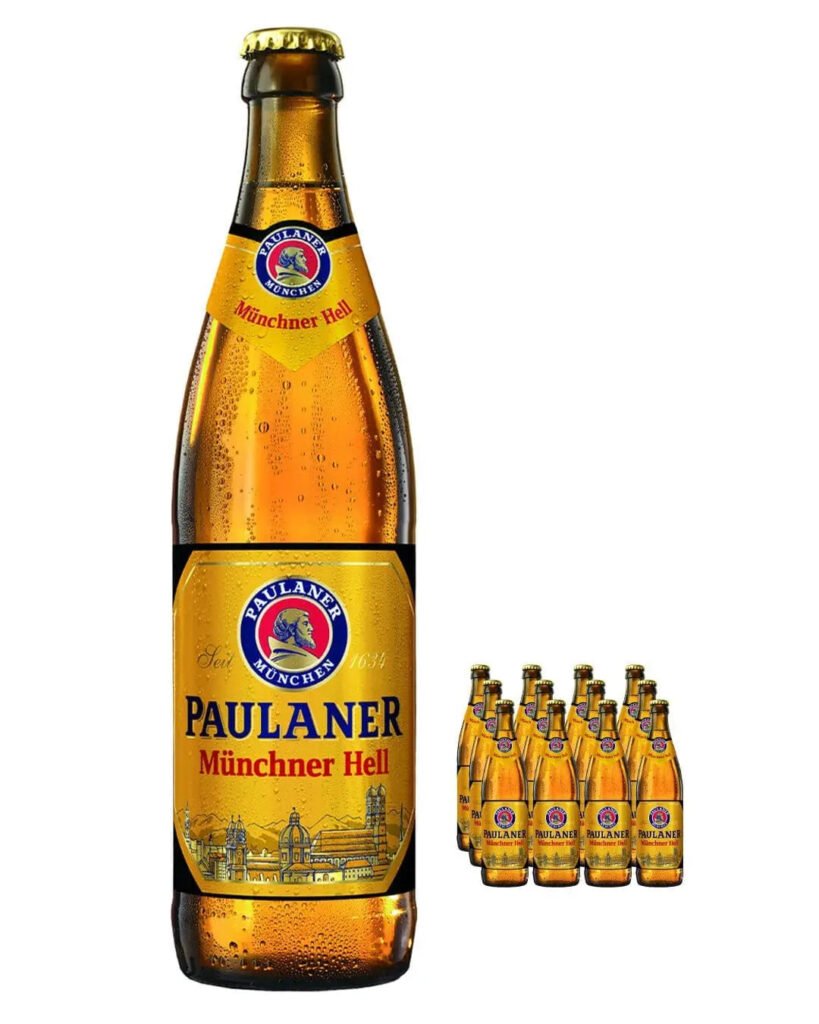 Paulaner Munchner Hell Lager Beer 12 x 500 ml