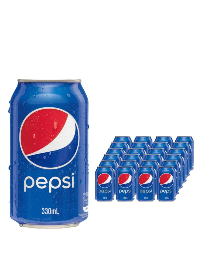 Pepsi Cola Can 24 x 330 ml Soft Drink Pack