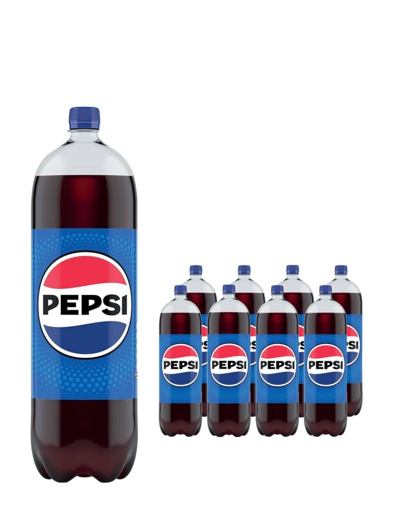 Pepsi Cola Soft Drink 8 x 2 L Pack 