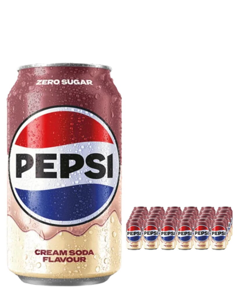 Pepsi Cream Soda Can 24 x 330 ml Pack 