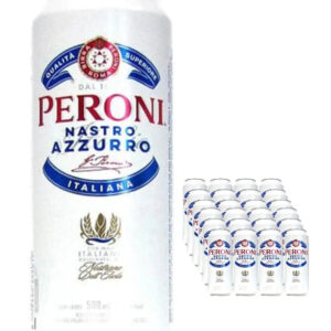 Peroni Nastro Azzurro Beer Cans 24 x 440 ml Pack