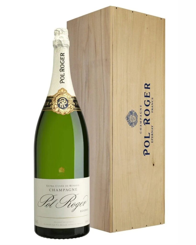 Pol Roger Brut Reserve Jeroboam in Wooden Box 3 L