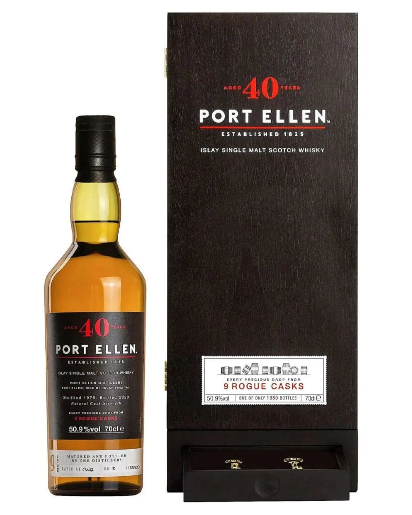Port Ellen 9 Rogue Casks 40 Year Old Whisky 70 cl