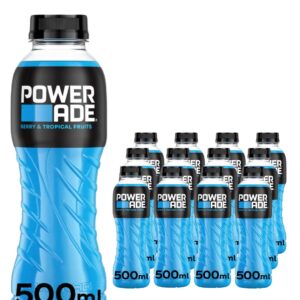 Powerade Berry & Tropical Sports Drink Multipack, 12 x 500 ml