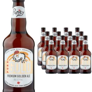 Purity Brewing Co. Pure Gold Golden Ale Multipack, 8 x 500 ml