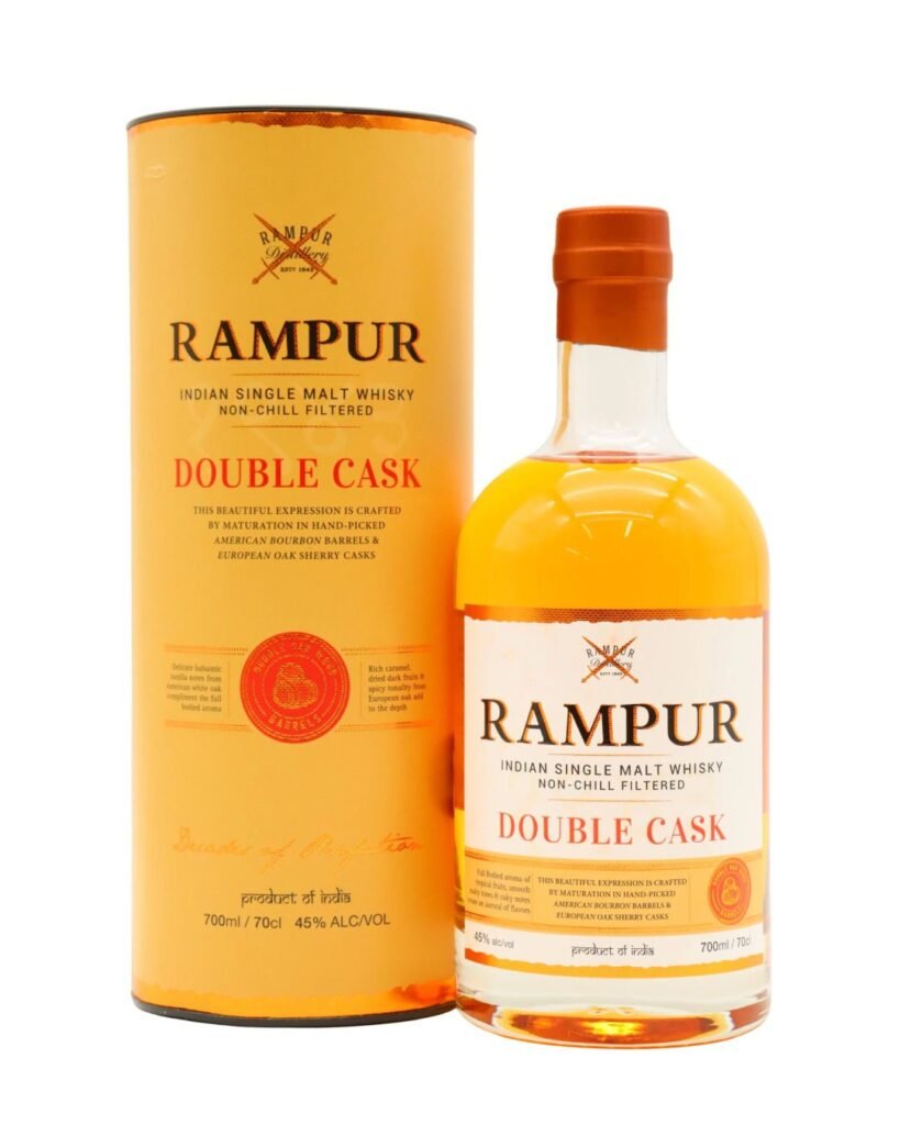 Rampur Double Cask Single Malt Whisky 70 cl