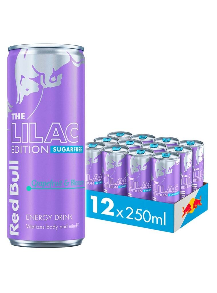 Red Bull The Lilac Edition - Grapefruit and Blossom Sugar Free Energy Drink 12 x 250 ml