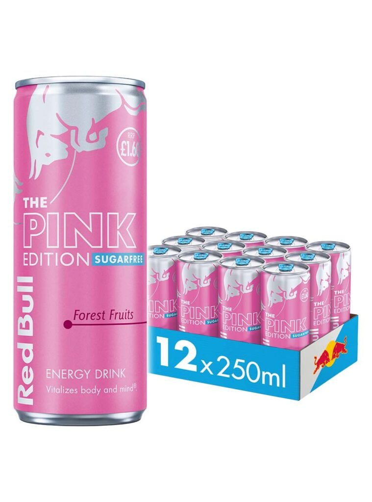 Red Bull The Pink Edition - Forest Fruits Sugar Free Energy Drink Price Marked 12 x 250 ml