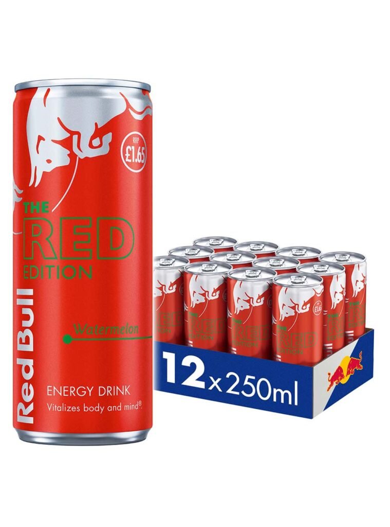 Red Bull The Red Edition - Watermelon Energy Drink Price Marked 12 x 250 ml