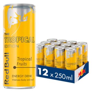 Red Bull The Tropical Edition Energy Drink Multipack, 12 x 250 ml