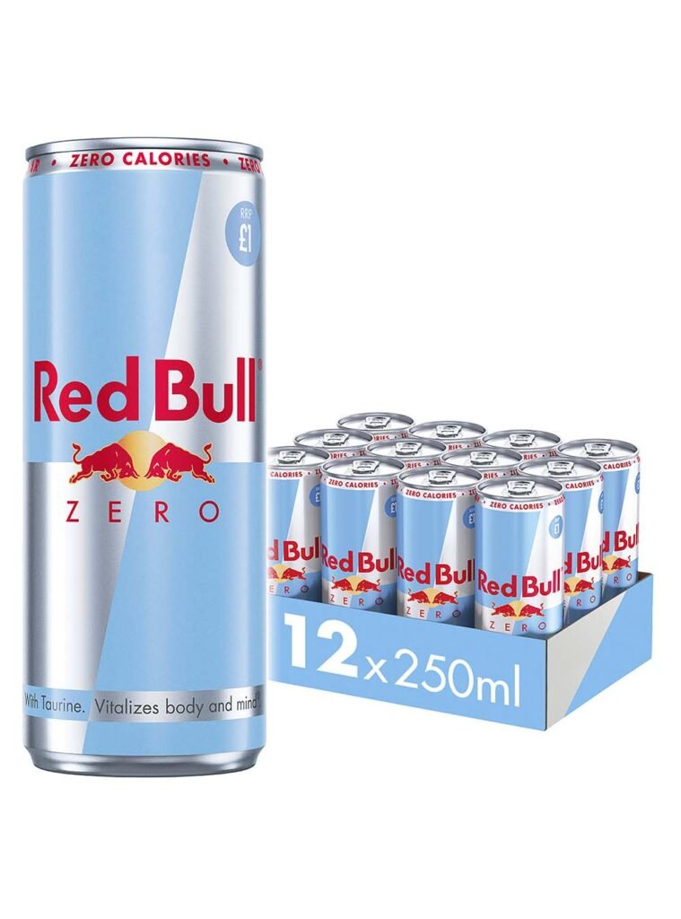 Red Bull Zero Energy Drink Price Marked 12 x 250 ml