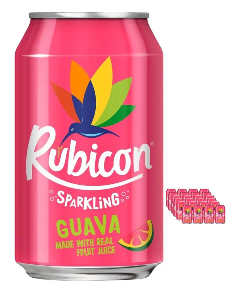 Rubicon Sparkling Guava Juice Drink 24 x 330 ml