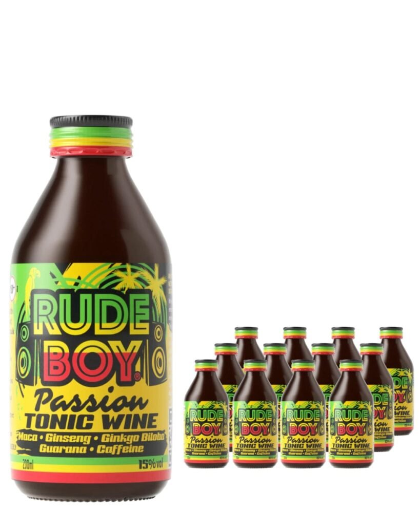 Rude Boy Passion Tonic Wine 12 x 200 ml