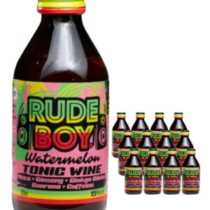 Rude Boy Watermelon Tonic Wine, 12 x 200 ml