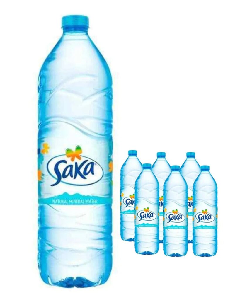 Saka Natural Mineral Water 6 x 1.5 L