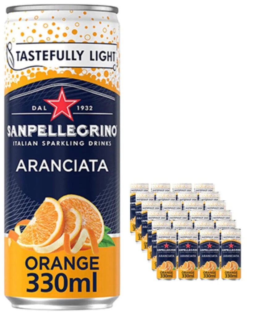 San Pellegrino Aranciata Sparkling Drink 24 x 330 ml