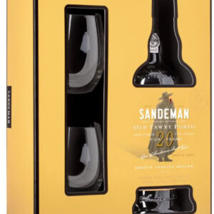 Sandeman 20 year old Tawny Port & 2 Glasses, 75 cl