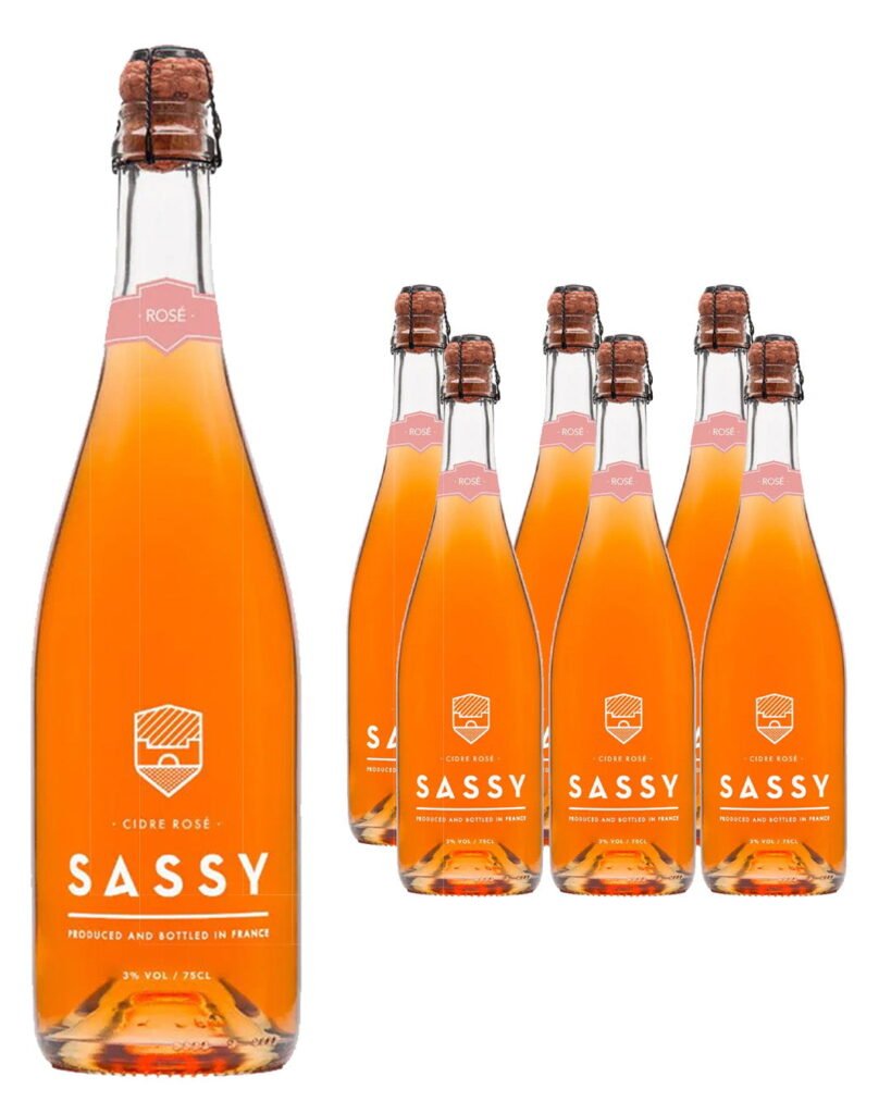 Sassy Cidre Rosé Cider 6 x 750 ml