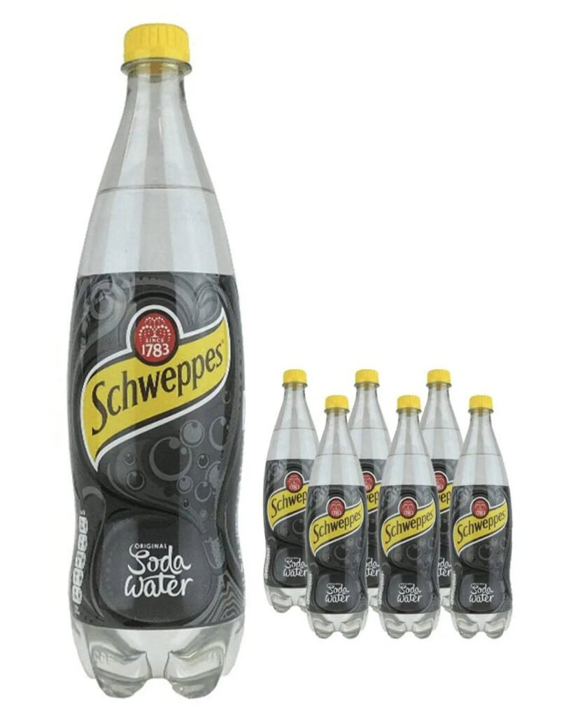Schweppes Soda Water 6 x 1 L