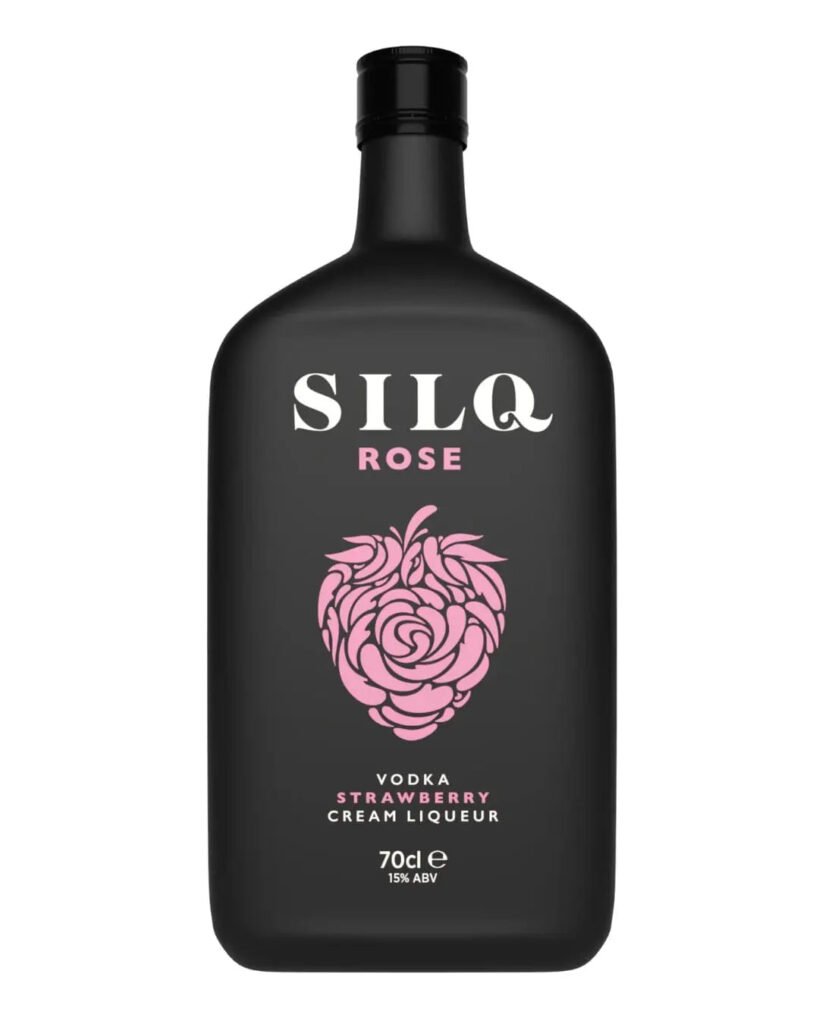 Silq Rose Strawberry Vodka Cream Liqueur 70 cl