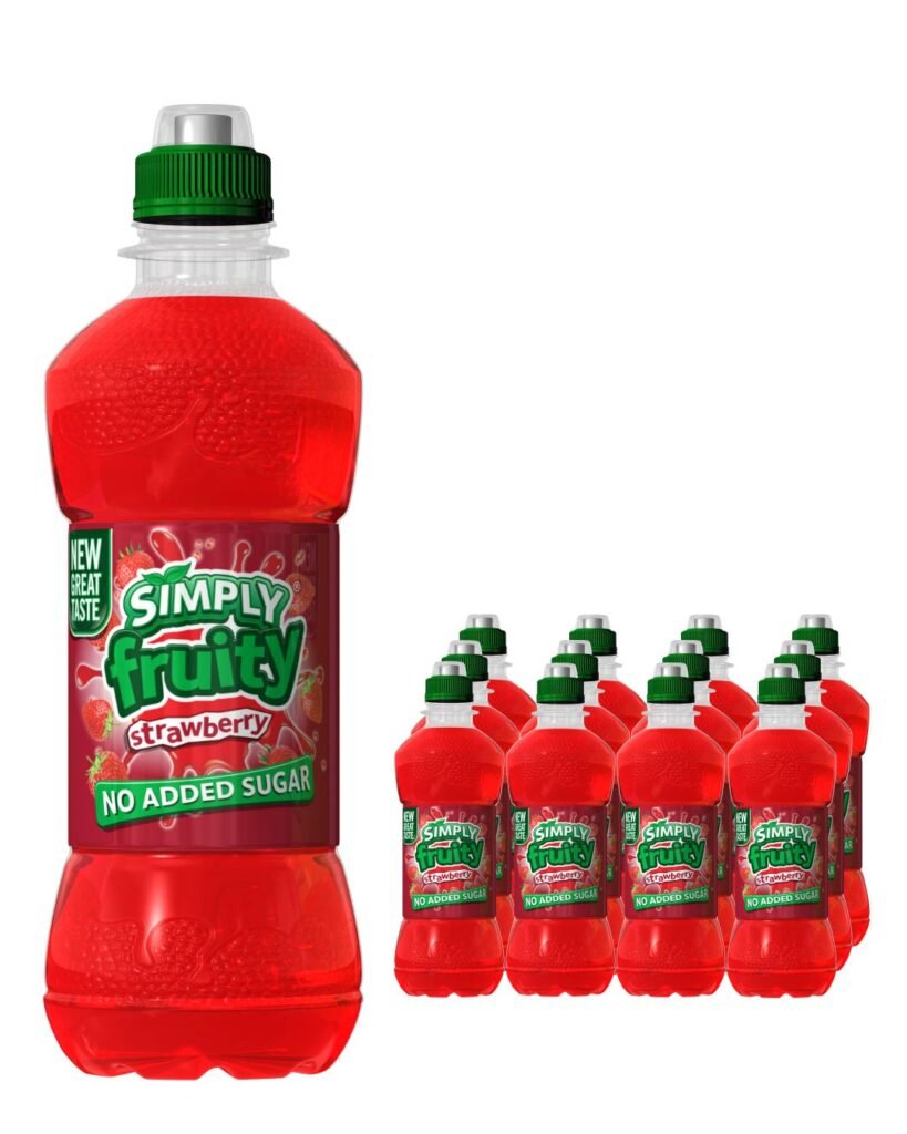 Simply Fruity Strawberry Juice 12 x 330 ml