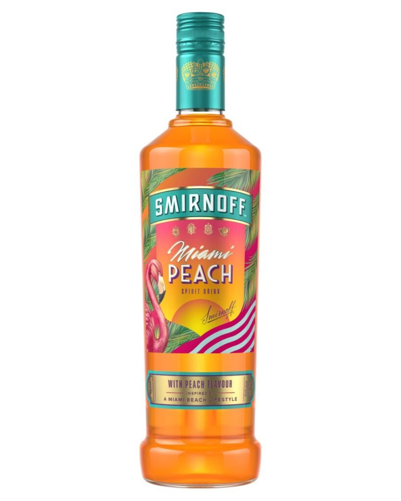 Smirnoff Miami Peach Vodka 70 cl