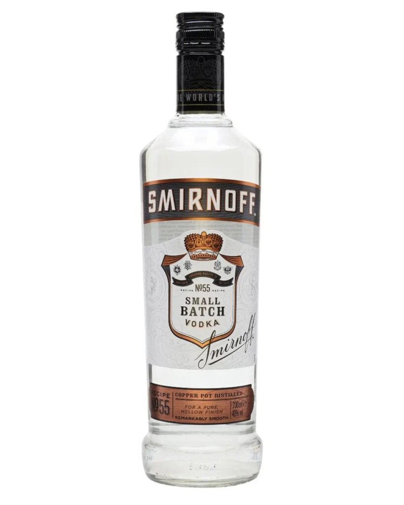Smirnoff No. 55 Small Batch Black Copper Pot Distilled Vodka 70 cl