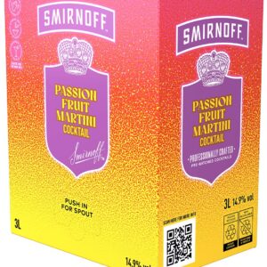 Buy Smirnoff Passion Fruit Martini Premixed Cocktail Bag in Box 3 L