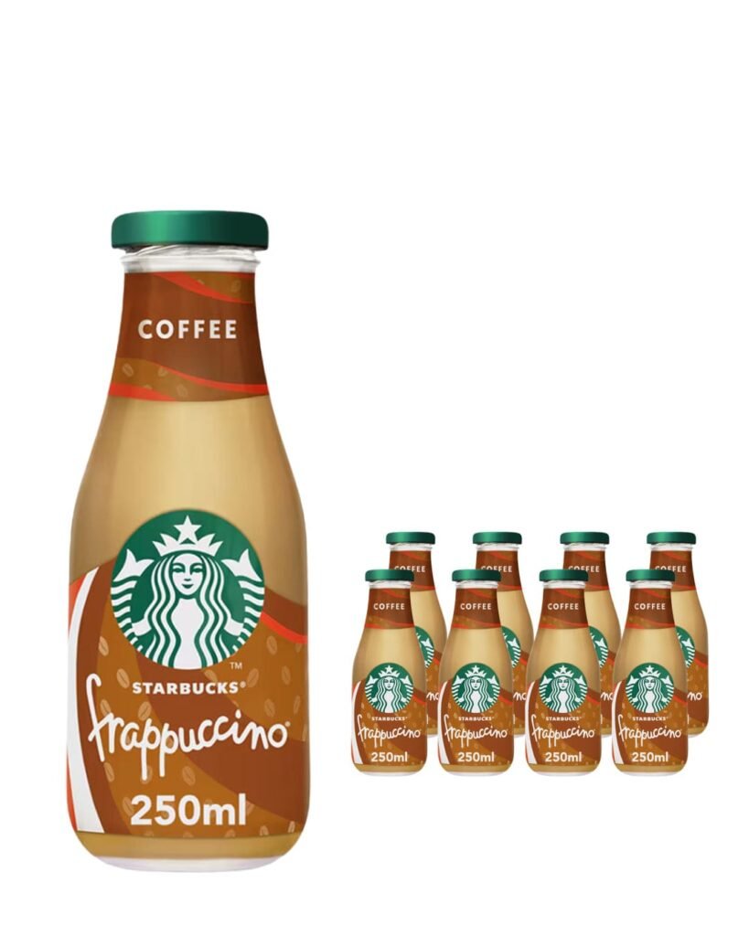Starbucks Frappuccino Coffee Glass Bottle Iced Coffee 8 x 250 ml
