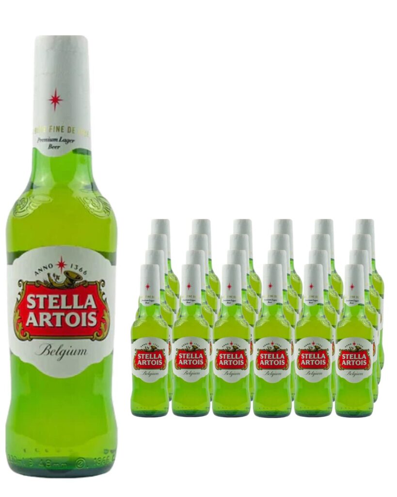Stella Artois Premium Lager Beer Bottles 24 x 330 ml