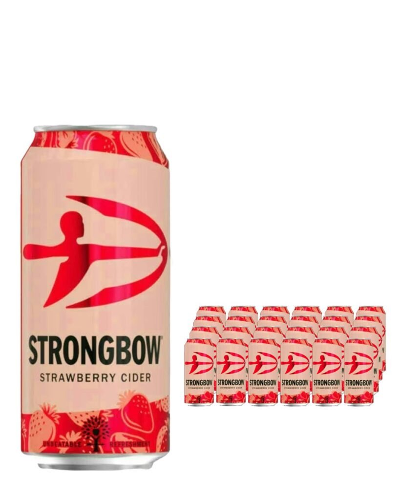 Order Strongbow Strawberry Cider Cans Multipack 24 x 440 ml