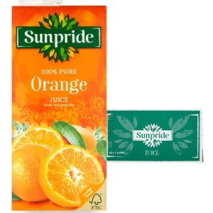 Sunpride Orange Juice Multipack, 12 x 1 L