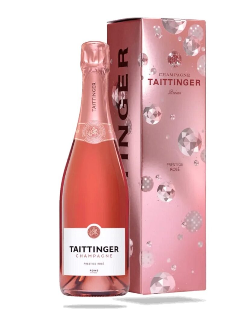 Taittinger Prestige Rose Chamnpagne Gift Box 75 cl